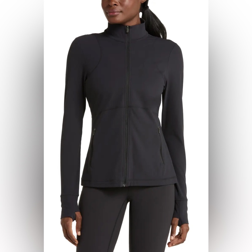 Zella Athletic Performance Full-Zip Jacket Black,… - image 1